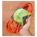 Extension Electrica Naranja De Alta Resistencia 15mts