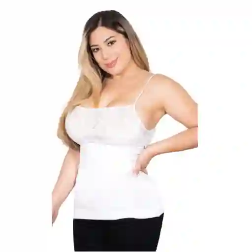 5012-blusa Esqueleto Moldeadora De Ultracontrol Color: Blanco Talla: Unica