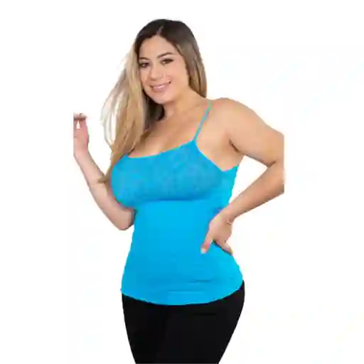 5012-blusa Esqueleto Moldeadora De Ultracontrol Color: Turquesa Talla: Unica