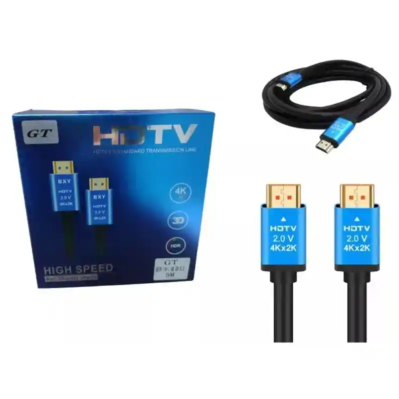 Cable Hdmi 2k 4k Uhd 5 Metros 2.0v