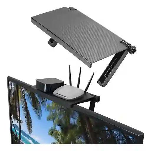Soporte Ajustable Plegable Pantalla Para Tv Pc Estante Deco