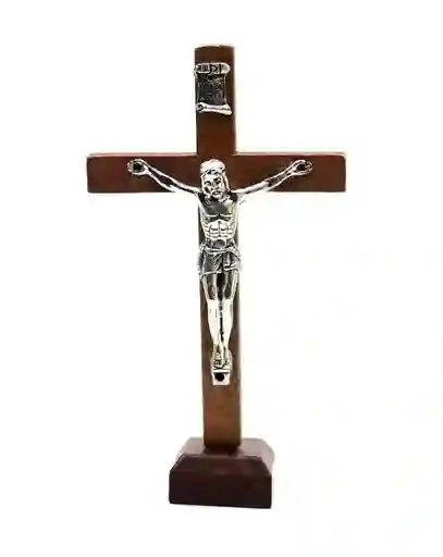 Figura Religiosa Cristo Crucificado 11cm Madera