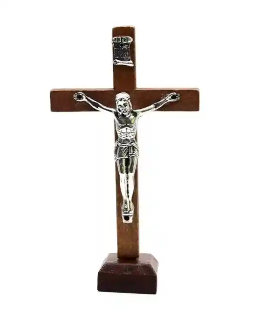 Figura Religiosa Cristo Crucificado 11cm Madera