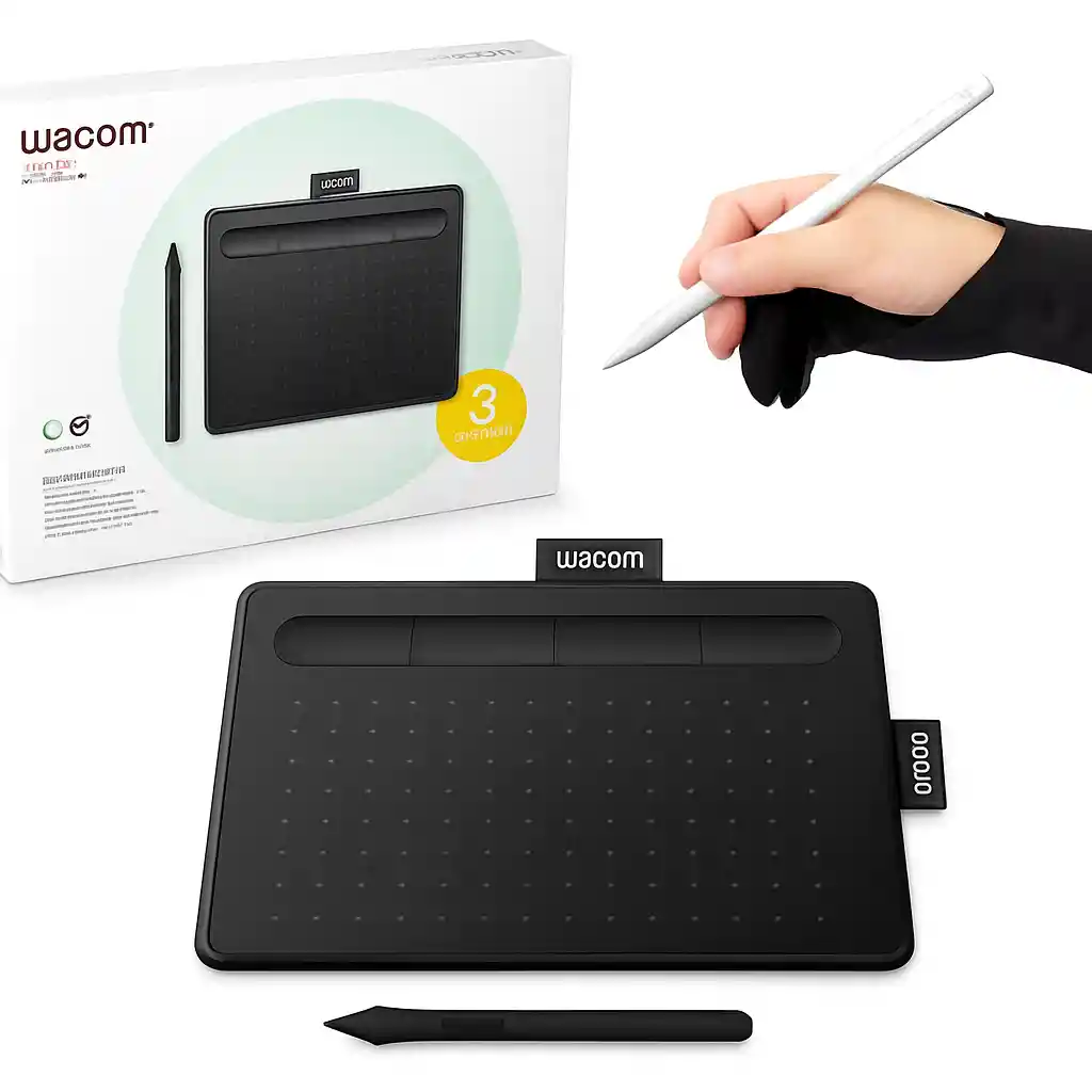 Tableta Digitalizadora Intuos Blut Ctl4100 +guante De Dibujo