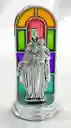 Figura Religiosa Virgen Del Carmen Mini Plateada 6cm