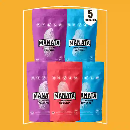 Manata Maní (x5 Unds) Sabores Surtidos