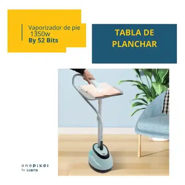 Vaporizador Profesional De Pie 1350 W Potencia De 1.6 L Con Tabla De Panchar Para Ropa