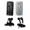 Radio Portátil Bp-r058 Con Audífonos – Compacta Y Práctica Para Viajes
