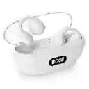 Auriculares Earcuff Conducción Osea Pq3 Inalámbricos Bluetooth Color Blanco O Negro