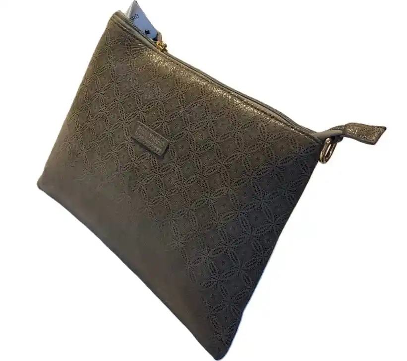 Bolso Cuero Natural Arabescos