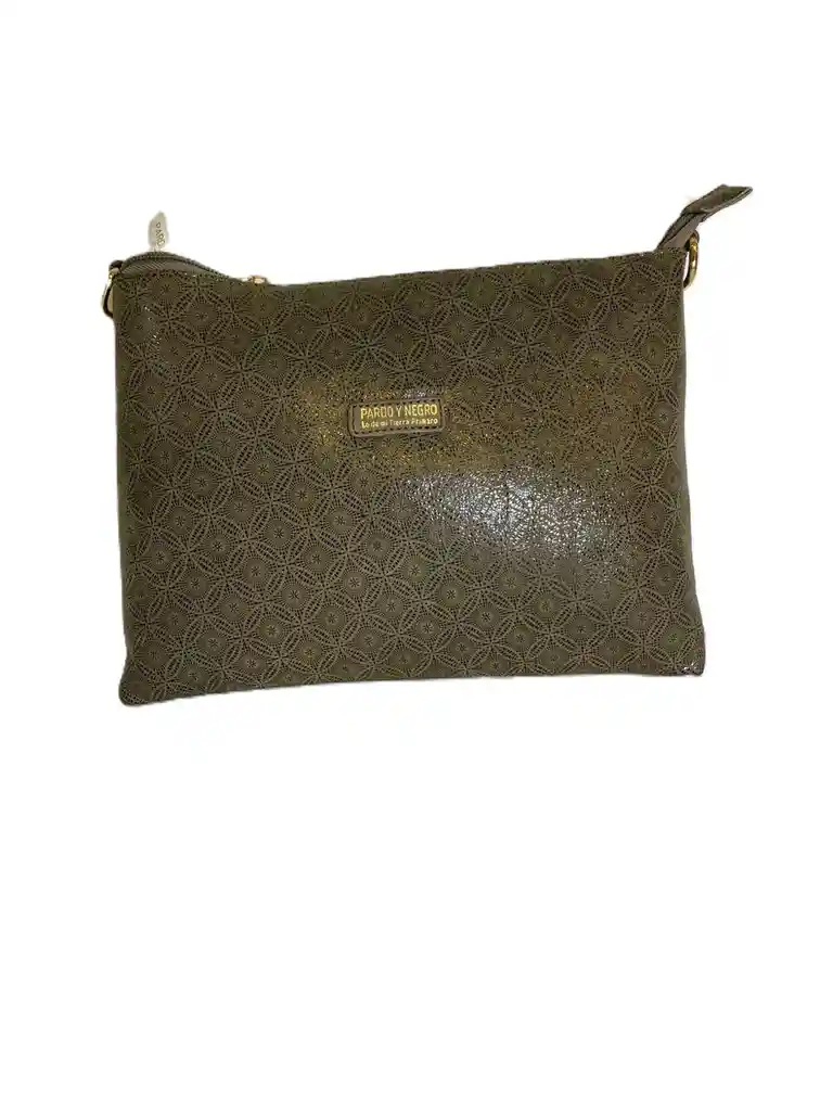 Bolso Cuero Natural Arabescos
