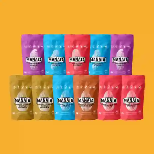 Manata Maní (x5) + Almendras (x6) Sabores Surtidos