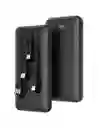 Power Bank 10000mah Batería Portátil 1hora Gar148 Color Negro