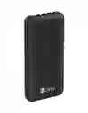 Power Bank 10000mah Batería Portátil 1hora Gar148 Color Negro