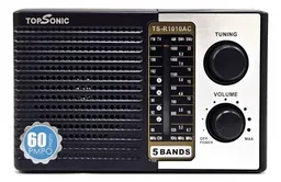 Radio Portátil Ts-r5510 Con Panel Solar – Sonido Potente Y Energía Solar