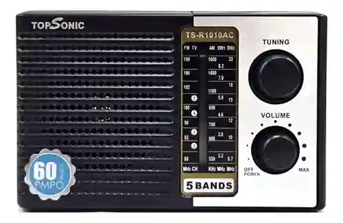 Radio Portátil Ts-r5510 Con Panel Solar – Sonido Potente Y Energía Solar