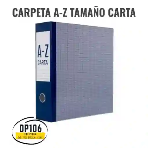 Carpeta Az Tamaño Carta X 1 Und