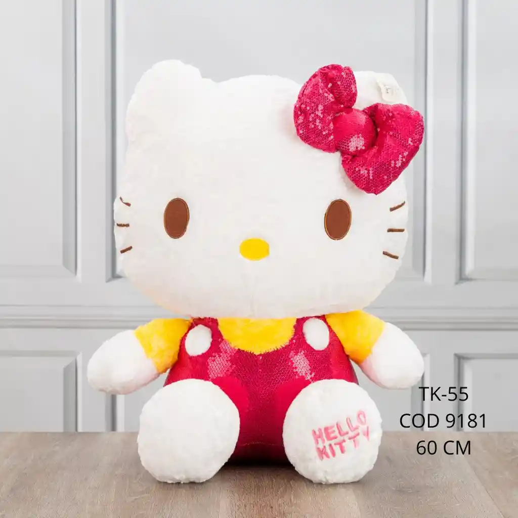 Peluche Hello Kitty 65 Cm Lentejuelas
