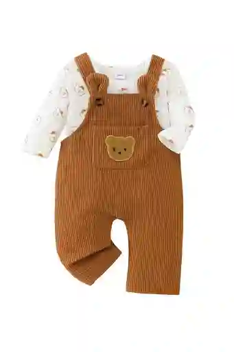 Conjunto Overol Y Body Overolin Huno