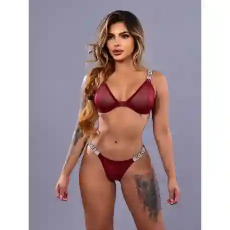 Conjunto Encanto Brillante – Lencería Que Seduce Con Lujo