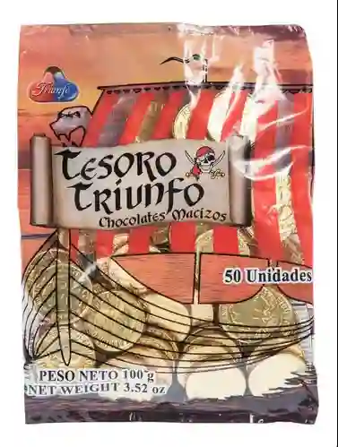 Monedas De Chocolate Tesoro Triunfo X 50