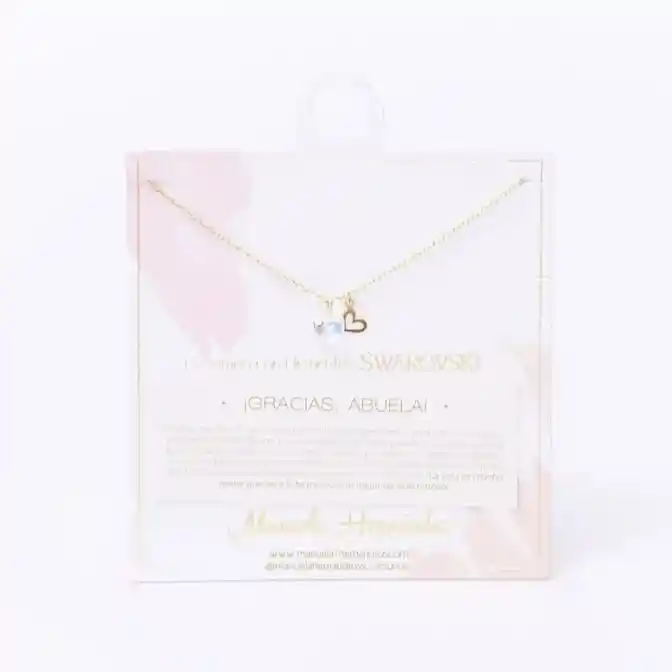 Collar Gracias Abuela Swarovski