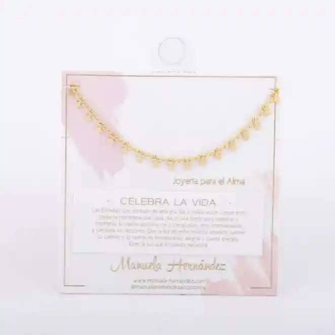 Choker Celebra La Vida Mini Estrellas