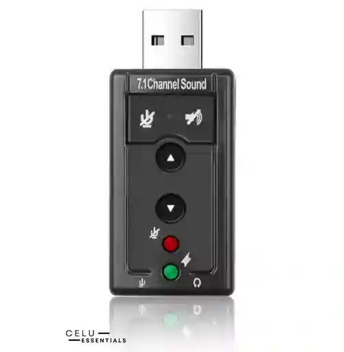 Tarjeta De Sonido Usb Externa 7.1