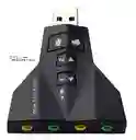 Tarjeta De Sonido Dual Usb Externa 7.1