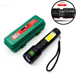 Linterna Recargable Led Portable Mini Potencia Luz Led
