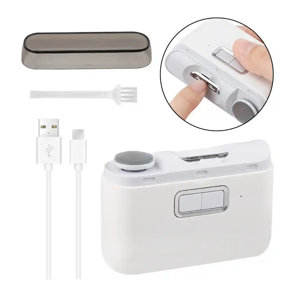 Cortauñas Electrico Portatil Que Lima Y Corta Sin Esfuerzo