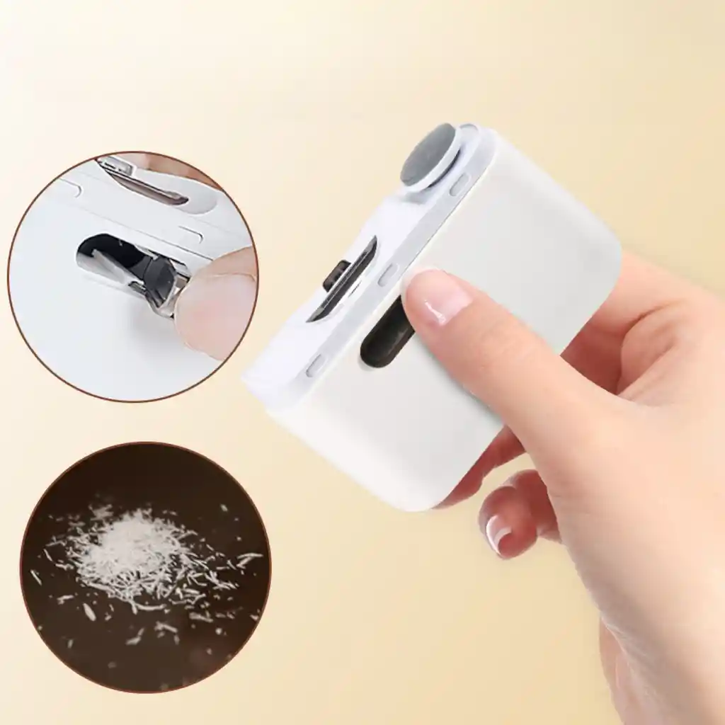 Cortauñas Electrico Portatil Que Lima Y Corta Sin Esfuerzo