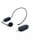 Microfono De Diadema Inalambrico Recargable Plug3.5 Amplific