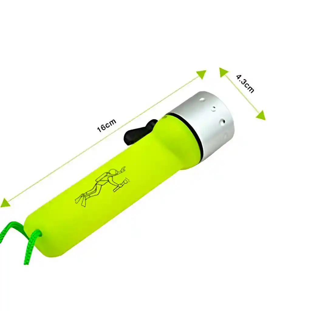 Linterna Subacuática Profesional De Alta Visibilidad Xq-1