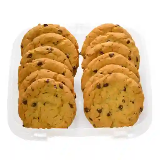 Galletas De Chispas De Chocolate Recién Preparadas 12 Unidades