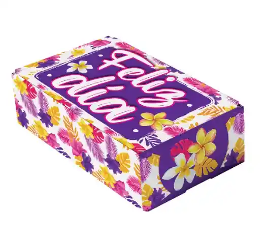 Caja De Regalo Rectangular Toda Ocasion 30x20x10 Cm Diseños Surtidos Primavera