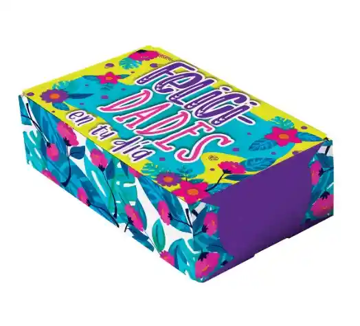 Caja De Regalo Rectangular Toda Ocasion 30x20x10 Cm Diseños Surtidos Primavera