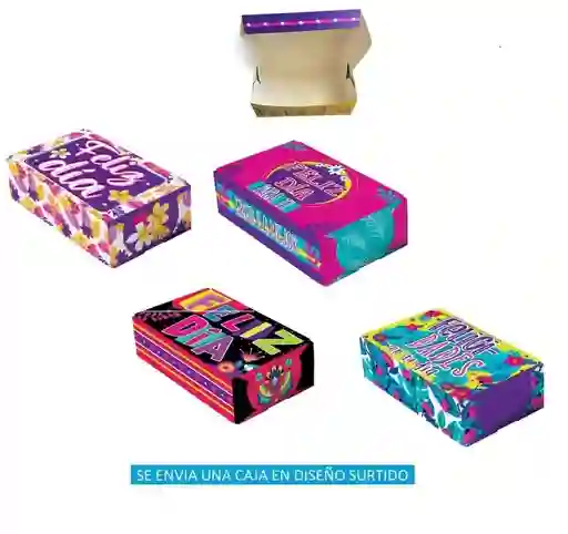 Caja De Regalo Rectangular Toda Ocasion 30x20x10 Cm Diseños Surtidos Primavera