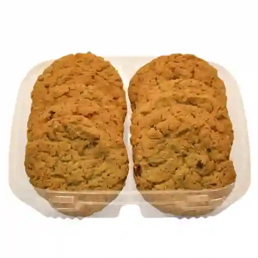 Galletas De Avena Con Uvas Pasas Recién Horneadas 12 Unidades