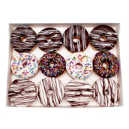 Donas Surtidas Recién Preparadas 12 Unidades