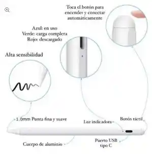 Lápiz Inteligente Usb Tipo C – Ideal Para Ipad Y Más