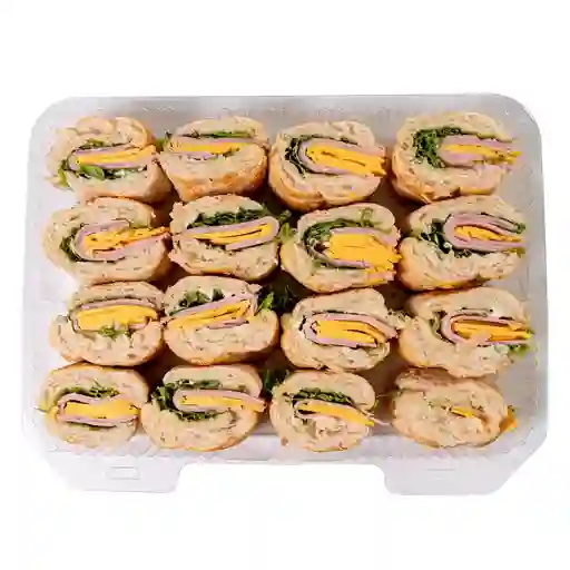 Bandeja De Sandwiches Con Pan Estilo Francés 16 Unidades