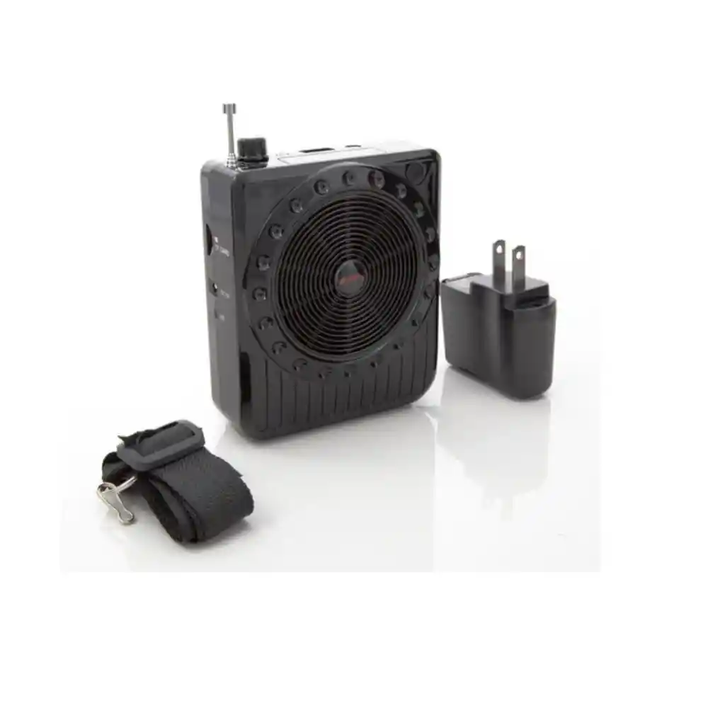 Parlante Megáfono An-302bt Recargable Usb Con Micrófono 100w