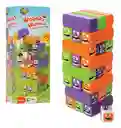 Jenga Juego De Mesa Gusanos Wobbly Worms 24 Bloques Con Dado