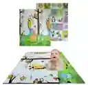 Tapete De Juego Plegable Gateo Bebé 200x180x1 Cms Doble Faz