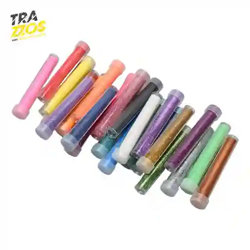 Escarcha Tubo Murano X 12 Surtida