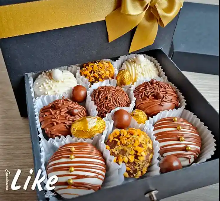 Cofre Chocolates Girasoles