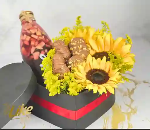 Gran Corazón Girasoles