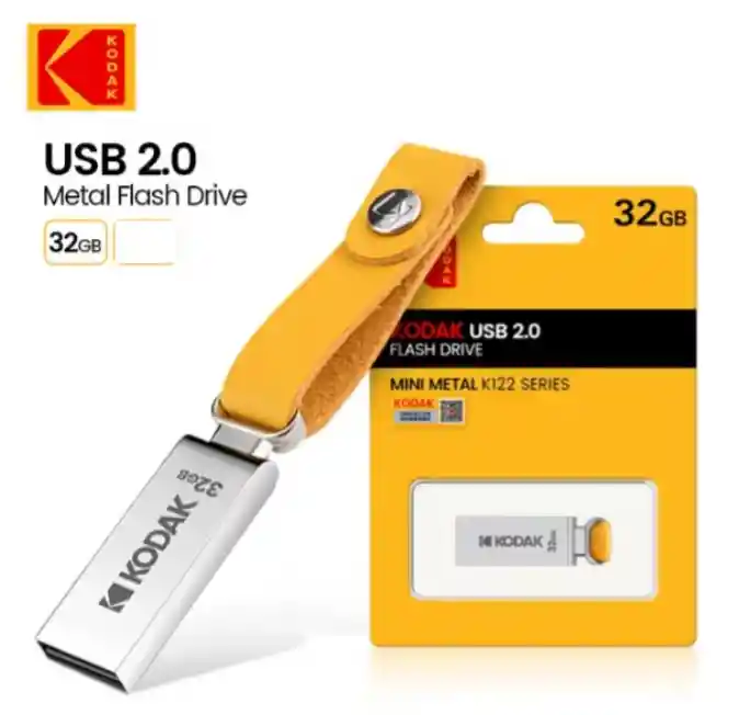 Usb Kodak Flash Drive 2.0 32 Gb Mini Metal K122 Series