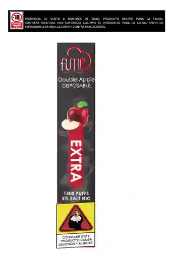 Vapeador Fume Extra 1.500 Puffs Double Apple